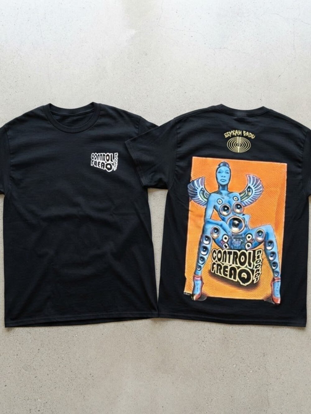 Erykah Badu Control Freak Black T-Shirt S-4XL